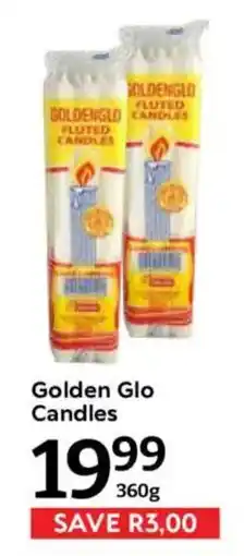 Oxford Freshmarket Golden Glo Fluted Candles offer