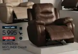 Rochester Hamilton recliner chair offer