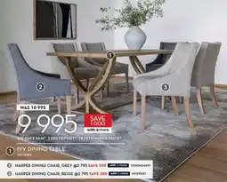 Rochester Ivy dining table offer
