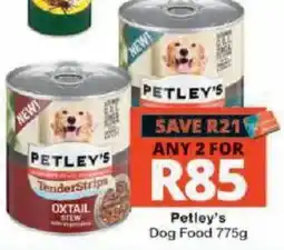 Checkers Petley's Dog Food offer