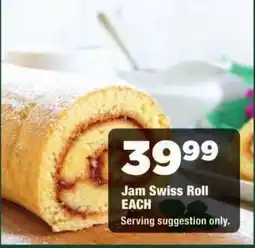 OK Foods Jam Swiss Roll offer