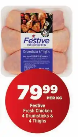 OK Foods Festive Fresh Chicken Drumsticks & Thighs offer