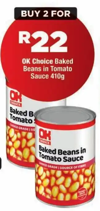 OK Choice Baked Beans in Tomato Sauce