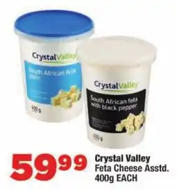 OK Foods Crystal Valley Feta Cheese Assorted offer