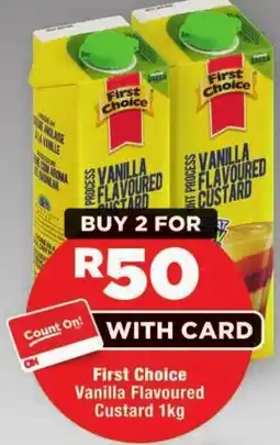 OK Foods First Choice Vanilla Flavoured Custard offer