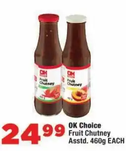OK Foods OK Choice Fruit Chutney Assorted offer