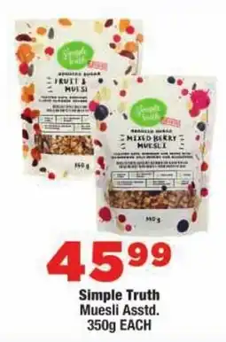 OK Foods Simple Truth Muesli Assorted offer