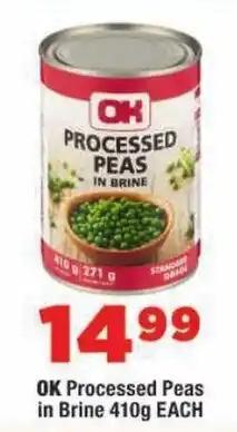 OK Foods OK Processed Peas in Brine offer