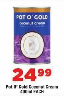 OK Foods Pot O' Gold Coconut Cream offer
