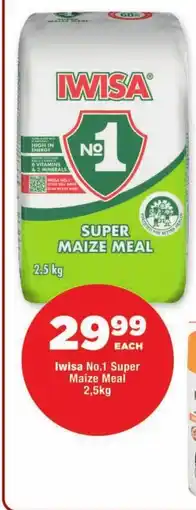 OK Foods Iwisa No.1 Super Maize Meal offer