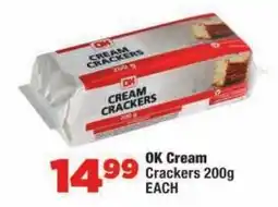 OK Foods OK Cream Crackers offer