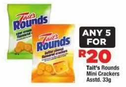 OK Foods Tait's Rounds Mini Crackers offer