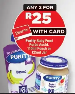 OK Foods Purity Baby Food Puree Assorted offer