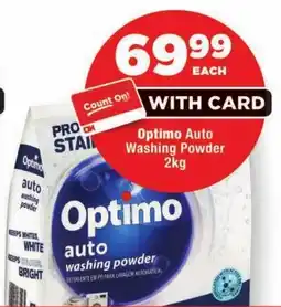 OK Foods Optimo Auto washing powder offer