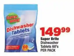 OK Foods Super Brite Dishwasher Tablets offer