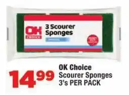OK Foods OK Choice Scourer Sponges offer