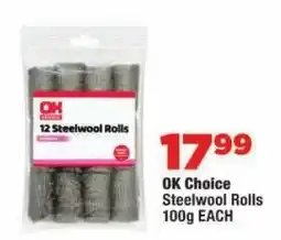 OK Foods OK Choice Steelwool Rolls offer
