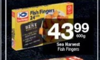 Checkers Sea Harvest Fish Fingers 600g offer