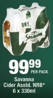 OK Liquor Savanna Cider Asstd. NRB offer
