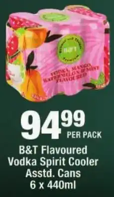 OK Liquor B&T Flavoured Vodka Spirit Cooler offer