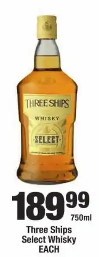 OK Liquor Three Ships Select Whisky offer