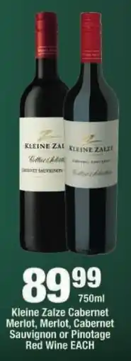 OK Liquor Kleine Zalze Cabernet Merlot offer
