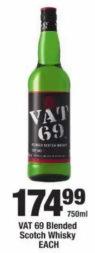 OK Liquor VAT 69 Blended Scotch Whisky offer