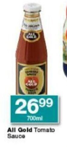Checkers All Gold Tomato Sauce 700ml offer