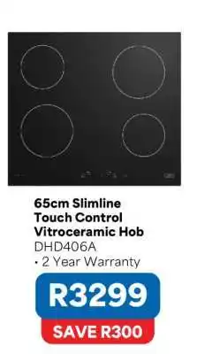 OK Furniture 65cm Slimline Touch Control Vitroceramic Hob offer