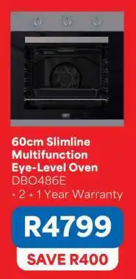 OK Furniture 60cm Slimline Multifunction Eye-Level Oven offer