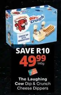 Checkers The Laughing Cow Dip & Crunch Cheese Dippers offer