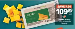 Checkers Crystal Valley Cheddar/Gouda Cheese offer