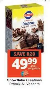 Checkers Snowflake Creations Premix All Variants offer