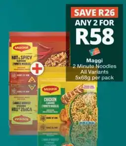 Checkers MAGGI 2 MINUTE NOODLES offer