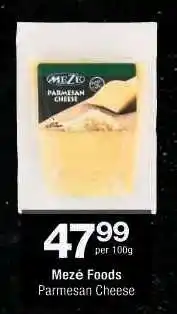 Checkers Mezé Foods Parmesan Cheese offer