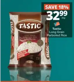 Checkers Tastic Long Grain Parboiled Rice offer