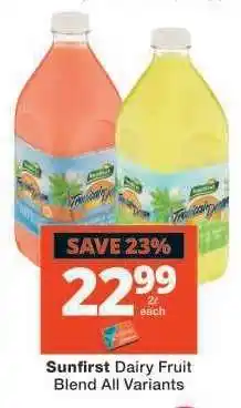 Checkers Sunfirst Dairy Fruit Blend All Variants offer