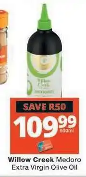 Checkers Willow Creek Medoro Extra Virgin Olive Oil offer