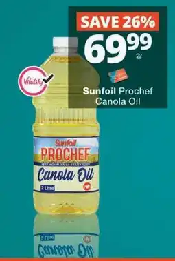 Checkers Sunfoil Prochef Canola Oil offer