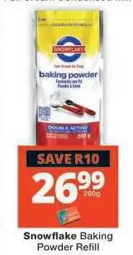 Checkers SNOWFLAKE BAKING POWDER REFILL offer