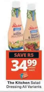 Checkers The Kitchen Salad Dressing All Variants offer
