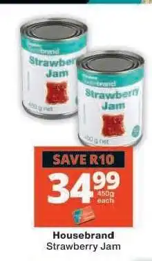 Checkers Housebrand Strawberry Jam offer