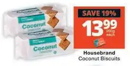 Checkers Housebrand Coconut Biscuits offer