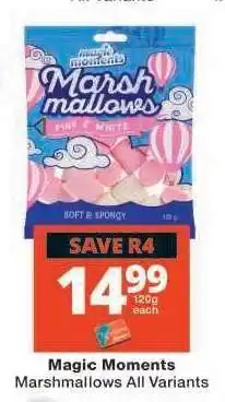 Checkers MAGIC MOMENTS MARSHMALLOWS offer
