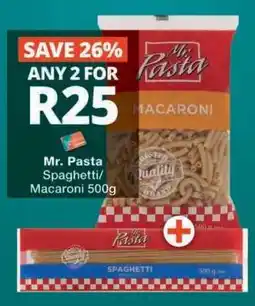 Checkers Mr. Pasta Spaghetti/Macaroni 500g offer