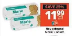Checkers Housebrand Marie Biscuits offer