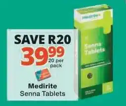 Checkers Medirite Senna Tablets offer