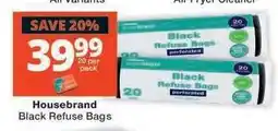 Checkers Housebrand Black Refuse Bags offer