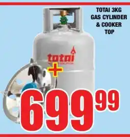 Boxer TOTAI 3KG GAS CYLINDER & COOKER TOP offer