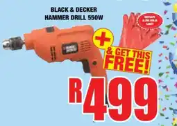 Boxer BLACK & DECKER HAMMER DRILL 550W offer